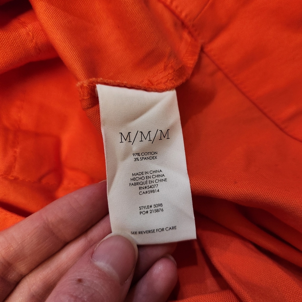 CAbi Orange Resort Jacket Style #5098 Size M - Picture 5 of 6